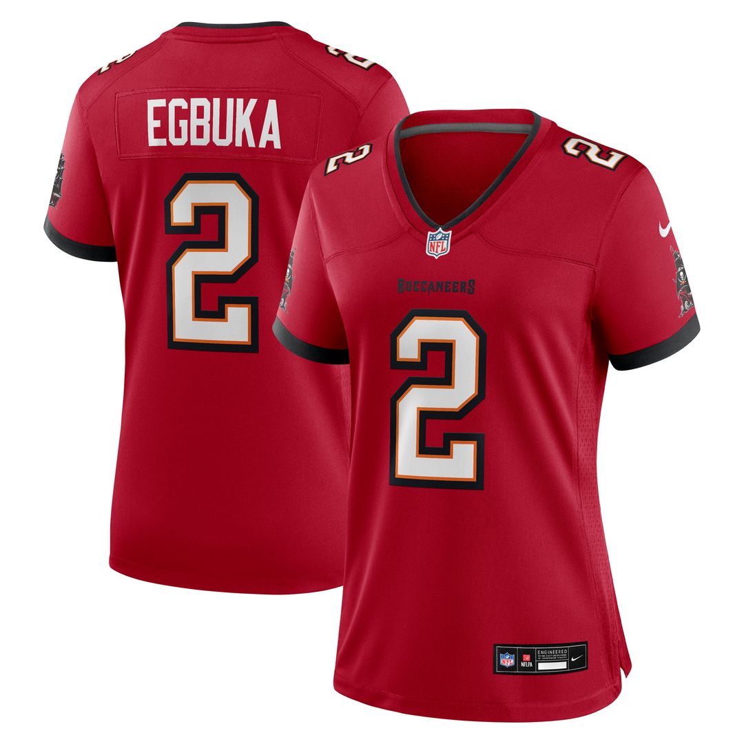 Emeka Egbuka  Tampa Bay Buccaneers Nike Women's  Game Jersey - White
