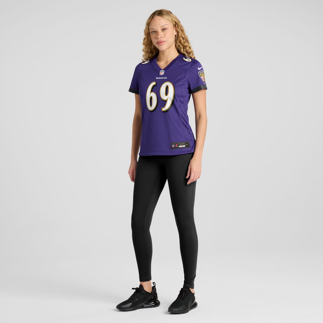 Josh Tupou Baltimore Ravens Nike Women's Team Game Jersey -  Purple