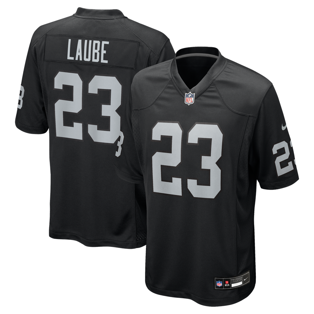 Dylan Laube Las Vegas Raiders Nike Team Game Jersey -  Black