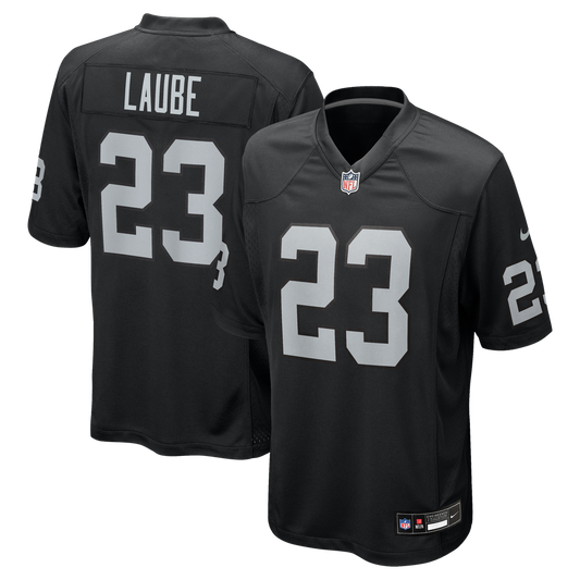 Dylan Laube Las Vegas Raiders Nike Team Game Jersey -  Black