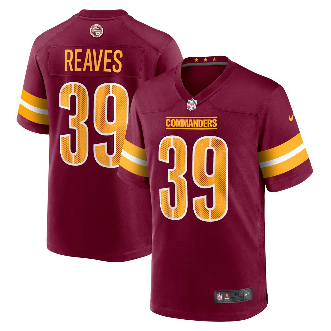 Jeremy Reaves Washington Commanders Nike Game Jersey -  White