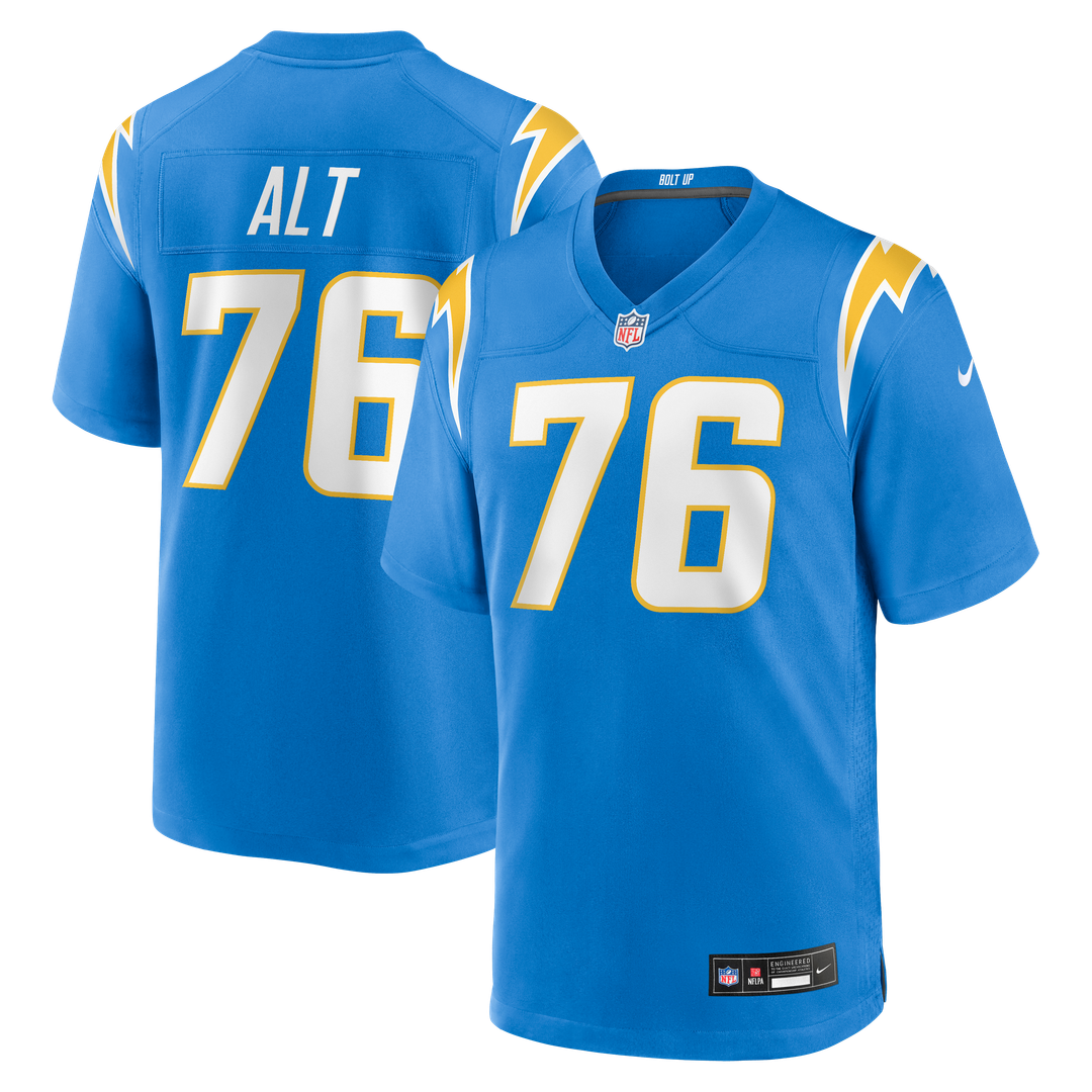 Joe Alt Los Angeles Chargers Nike Alternate Super Chargers Game Player Jersey - Navy