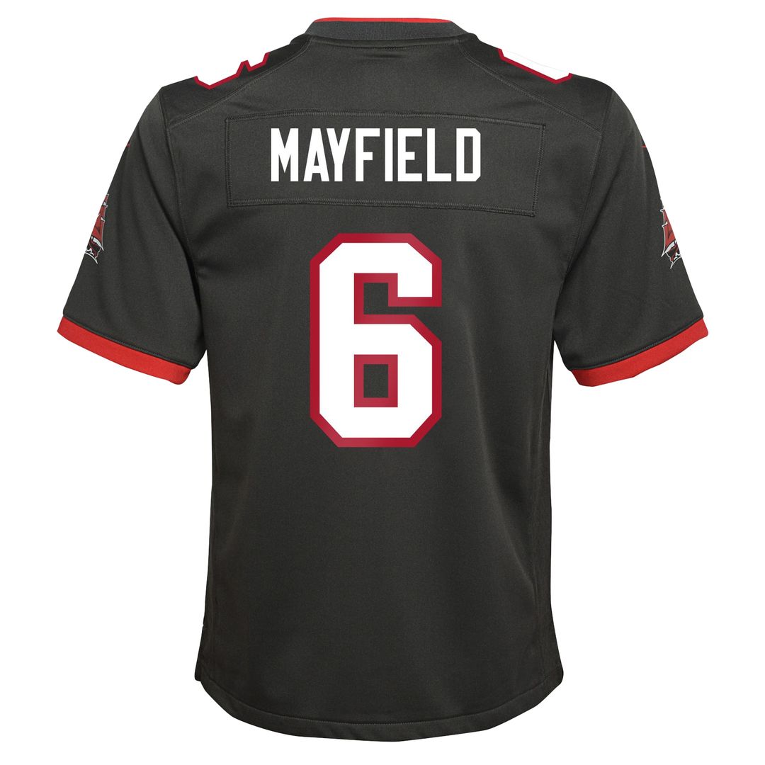 Baker Mayfield Tampa Bay Buccaneers Nike Youth Game Jersey - Pewter