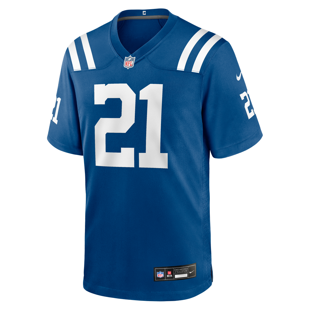 DJ Giddens Indianapolis Colts Nike Team Game Jersey -  Royal