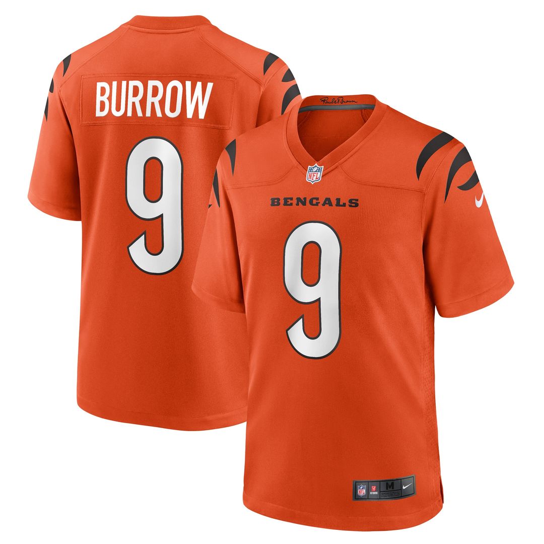 Joe Burrow Cincinnati Bengals Nike Player Game Jersey - Black