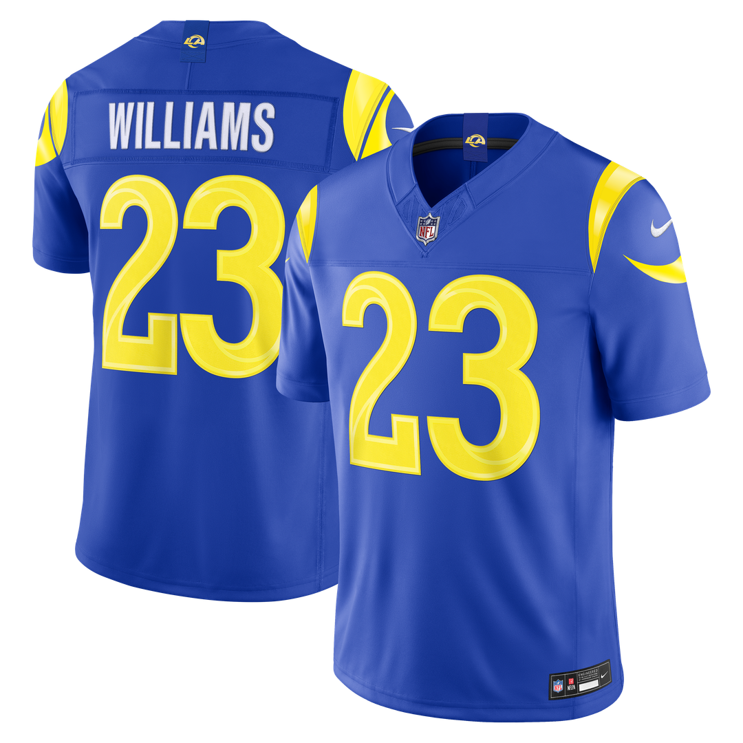 Kyren Williams Los Angeles Rams Nike Vapor F.U.S.E. Stitched Limited Jersey - White