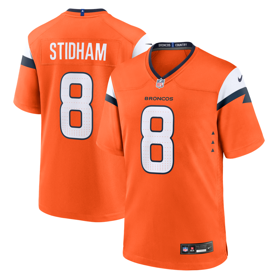 Jarrett Stidham Denver Broncos Nike Team Game Jersey -  Orange