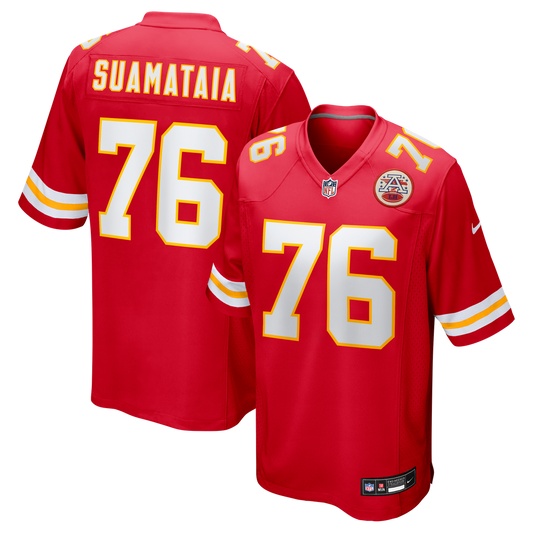 Kingsley Suamataia Kansas City Chiefs Nike  Game Jersey -  Red