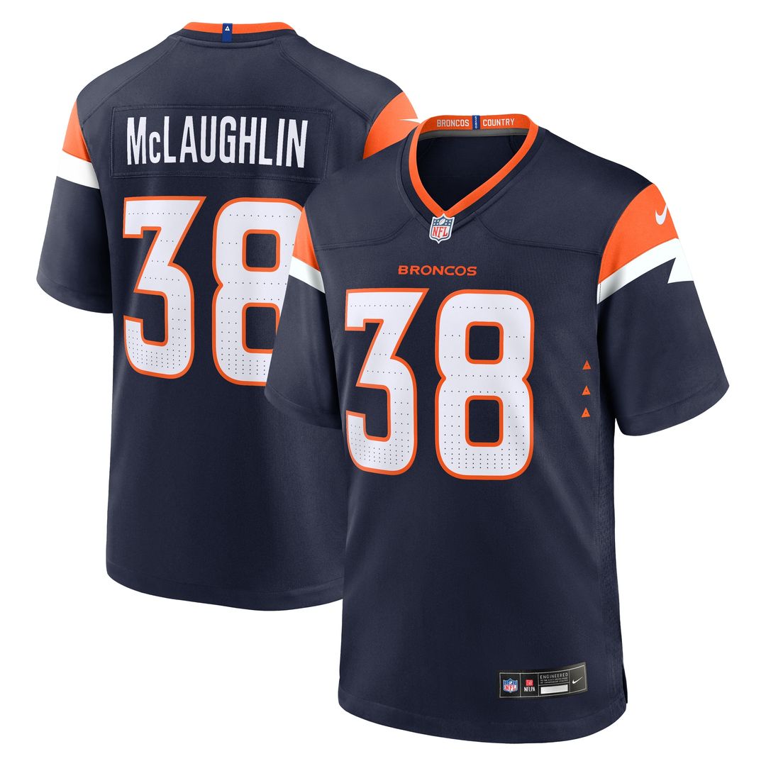 Jaleel McLaughlin Denver Broncos Nike Team Game Jersey -  Orange