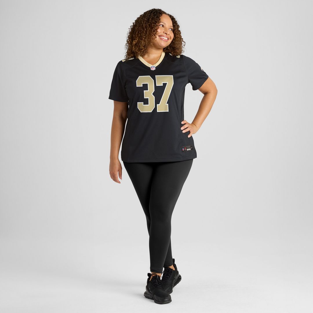 Steve Gleason New Orleans Saints Nike Women's Game Retired Player Jersey - Black