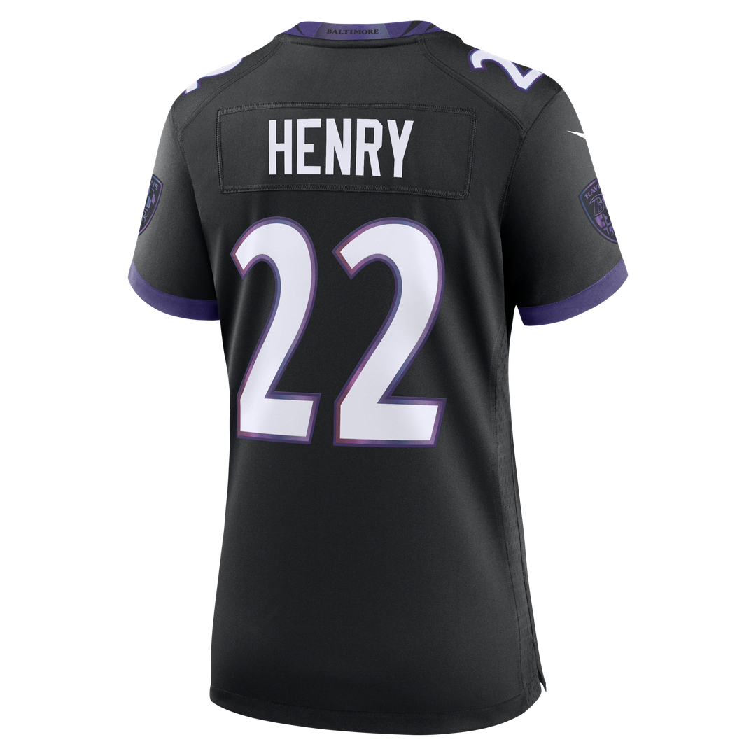 Derrick Henry Baltimore Ravens Nike Women's Alternate Game Jersey - Black
