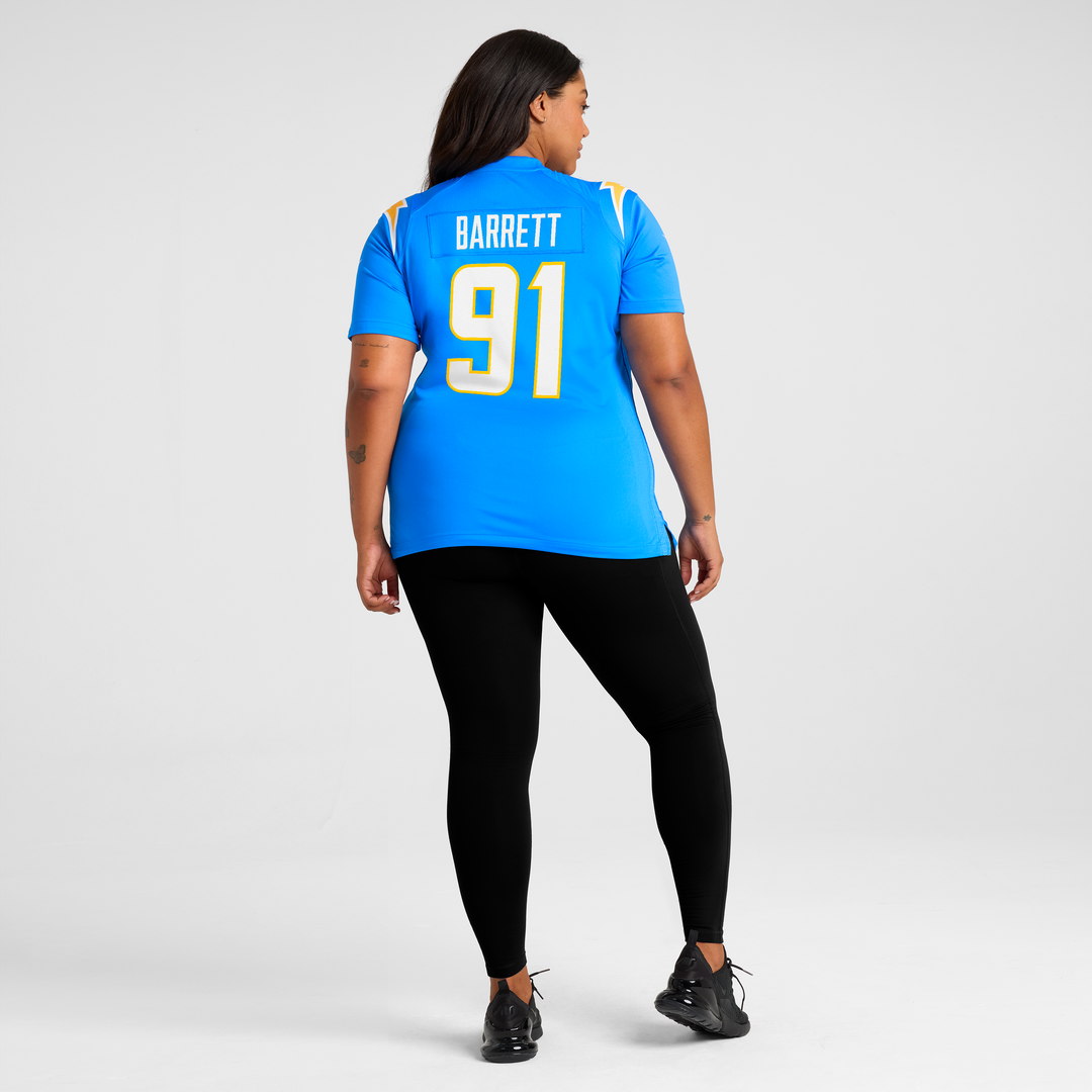 Nick Barrett Los Angeles Chargers Nike Women's Team Game Jersey -  Powder Blue