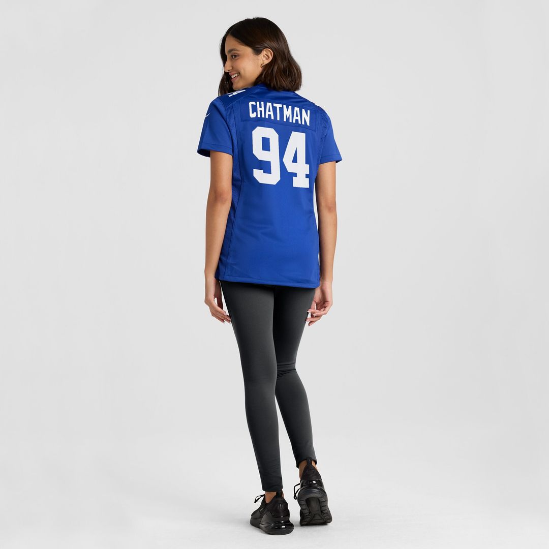 Elijah Chatman New York Giants Nike Women's  Game Jersey -  Royal