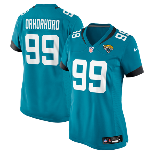 Ruke Orhorhoro Jacksonville Jaguars Nike Women's Team Game Jersey -  Teal