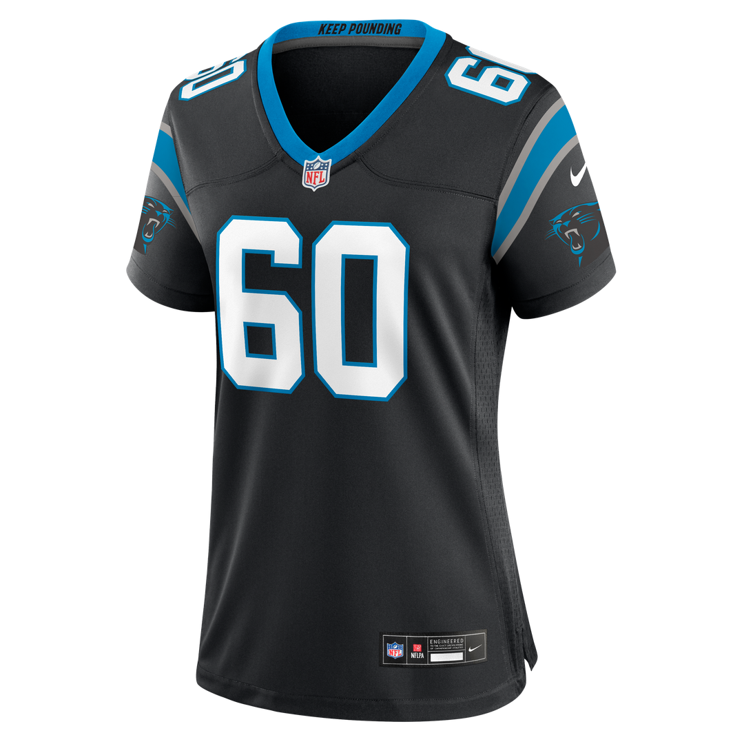 Nick Samac Carolina Panthers Nike Women's Team Game Jersey -  Black