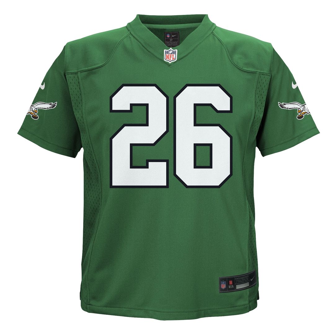Saquon Barkley Philadelphia Eagles Nike Toddler Alternate Game Jersey - Kelly Green