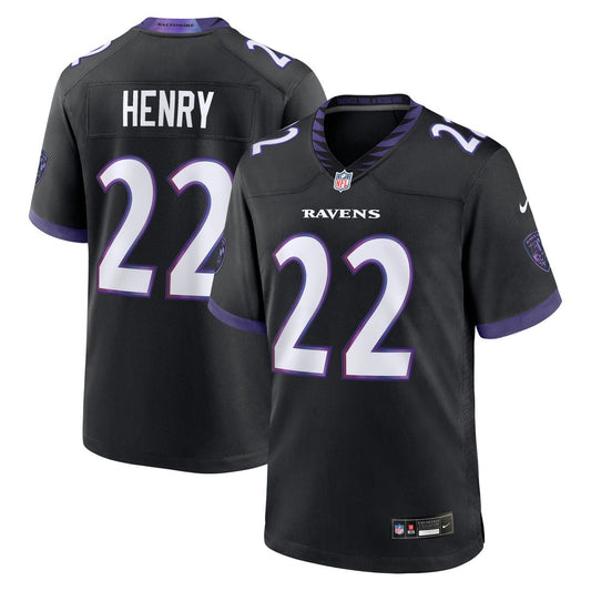 Derrick Henry Baltimore Ravens Nike Alternate Game Jersey - Black