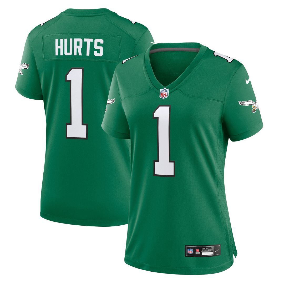 Jalen Hurts Philadelphia Eagles Nike Women's Alternate Game Jersey -  Black