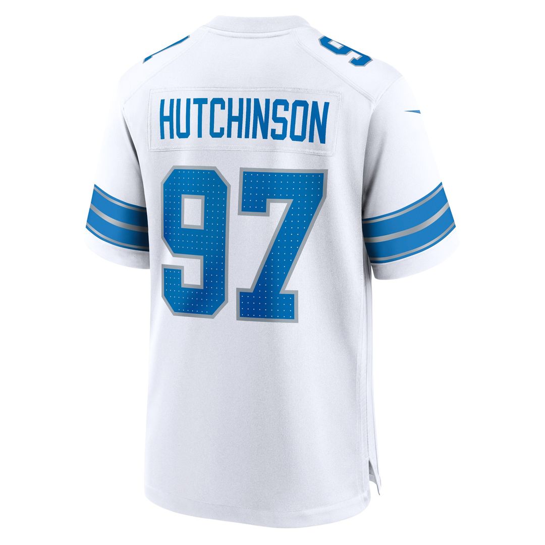 Aidan Hutchinson Detroit Lions Nike Game Jersey - Blue