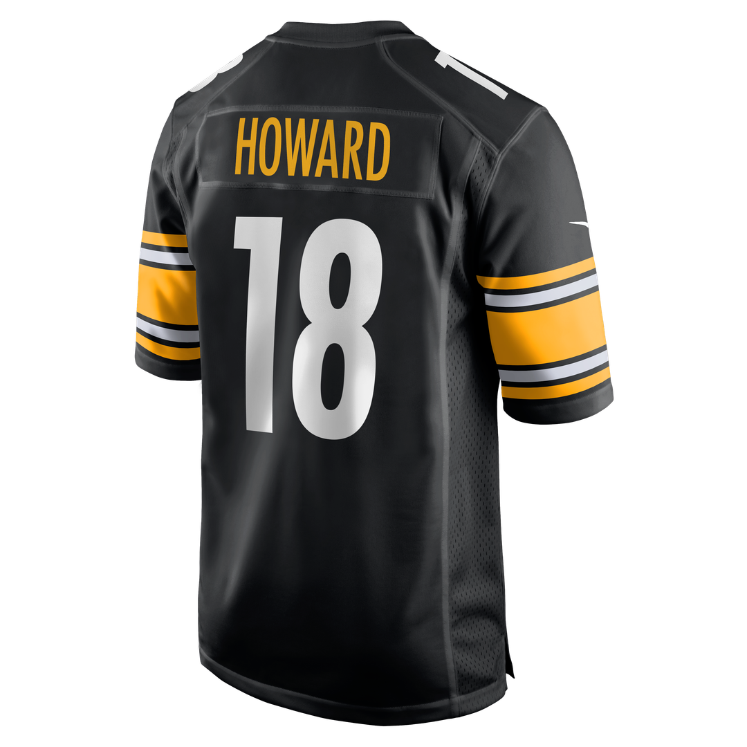 Will Howard Pittsburgh Steelers Nike Team Game Jersey -  Black
