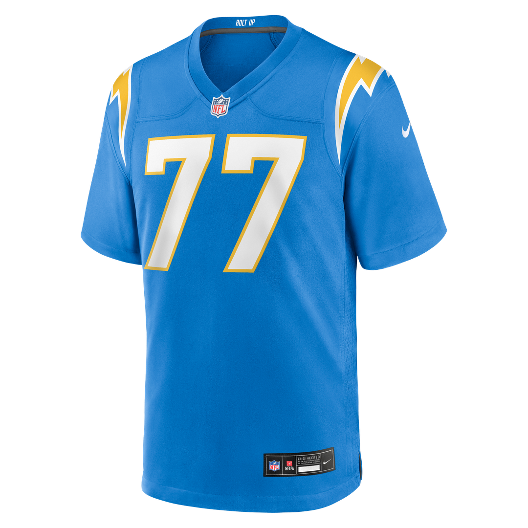 Travis Burke Los Angeles Chargers Nike Team Game Jersey - Powder Blue