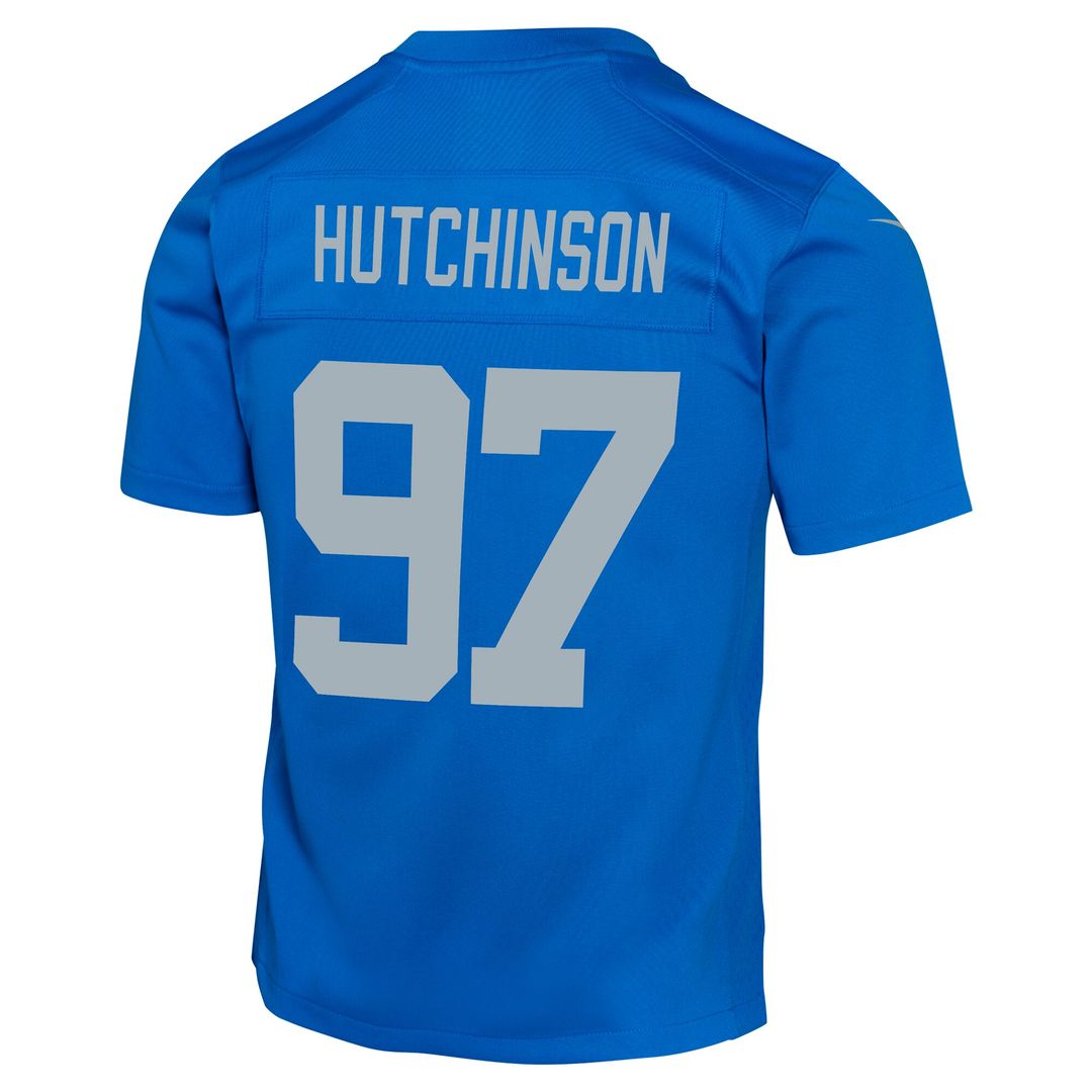 Aidan Hutchinson Detroit Lions Nike Youth Game Jersey - Blue