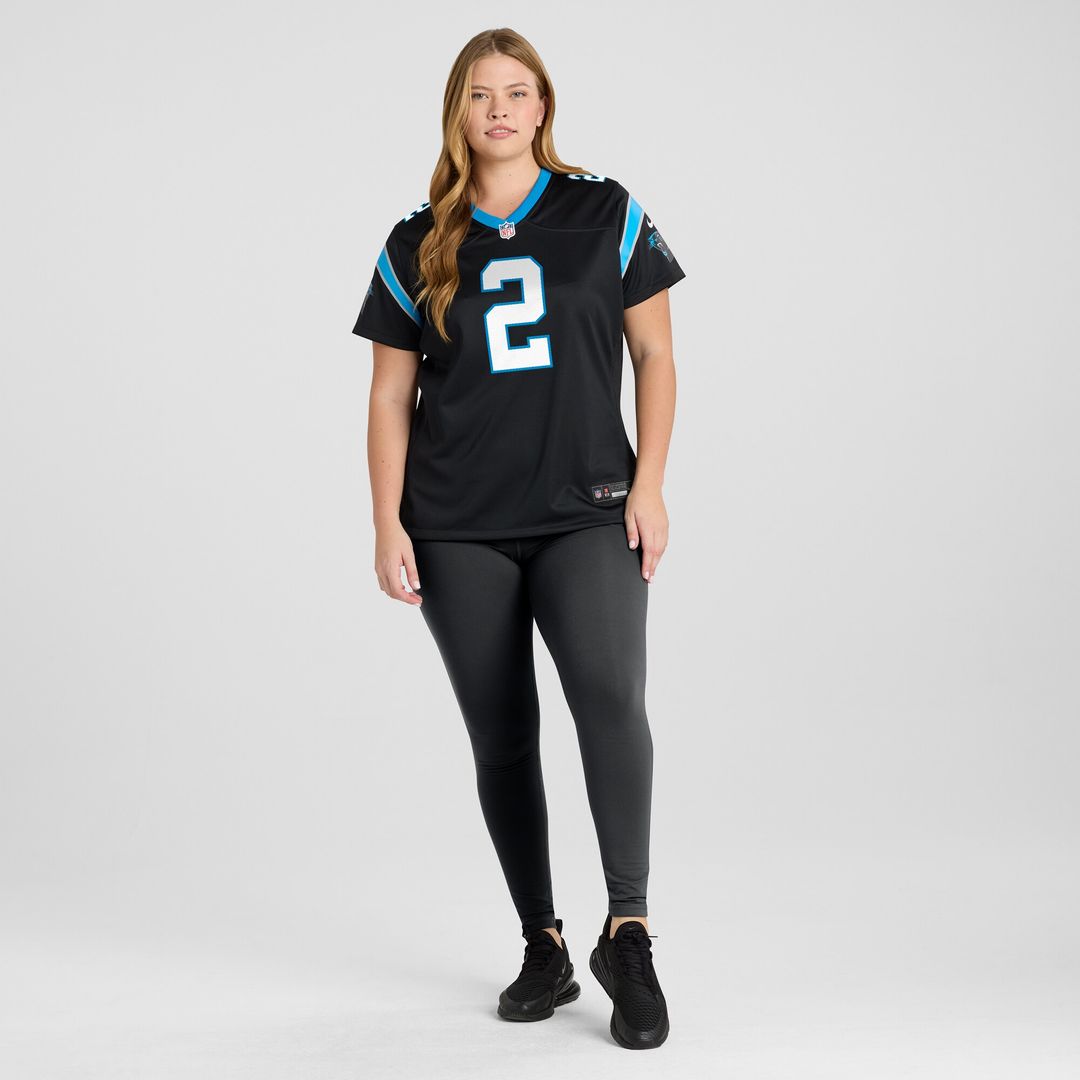 Mike Jackson Carolina Panthers Nike Women's  Game Jersey -  Black