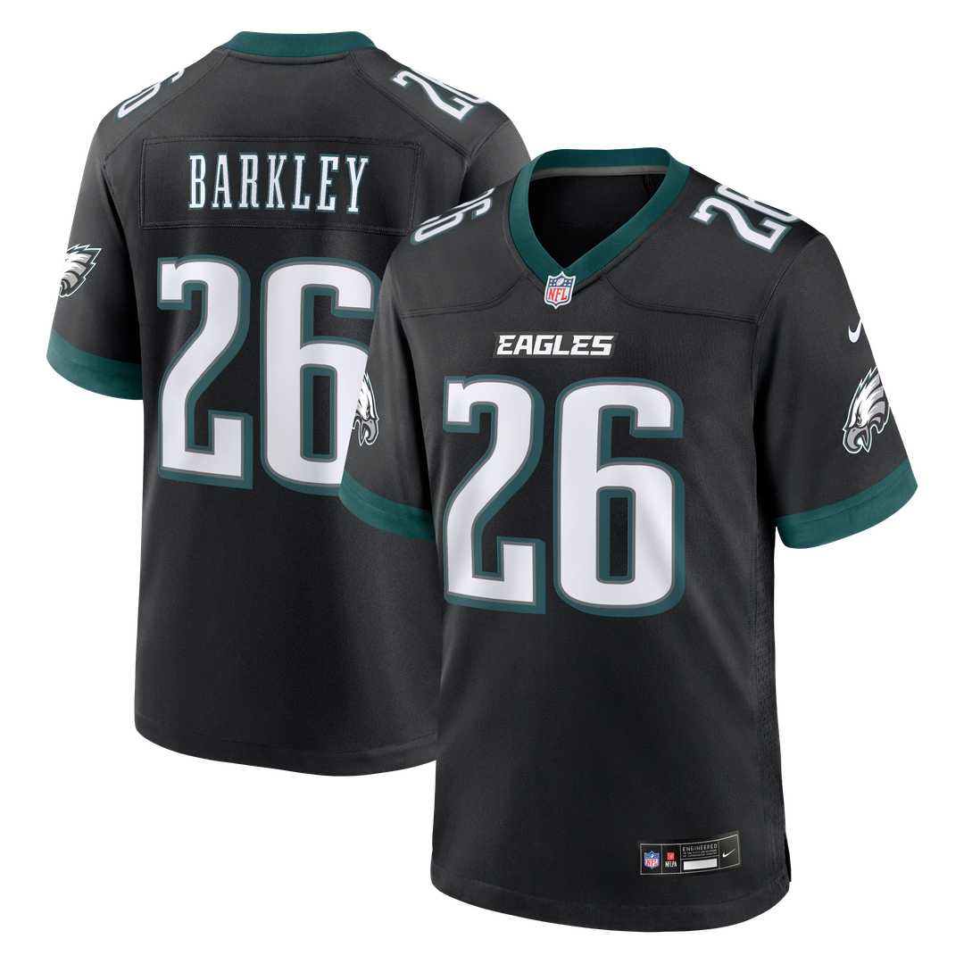 Saquon Barkley Philadelphia Eagles Nike Alternate Game Jersey -  Black