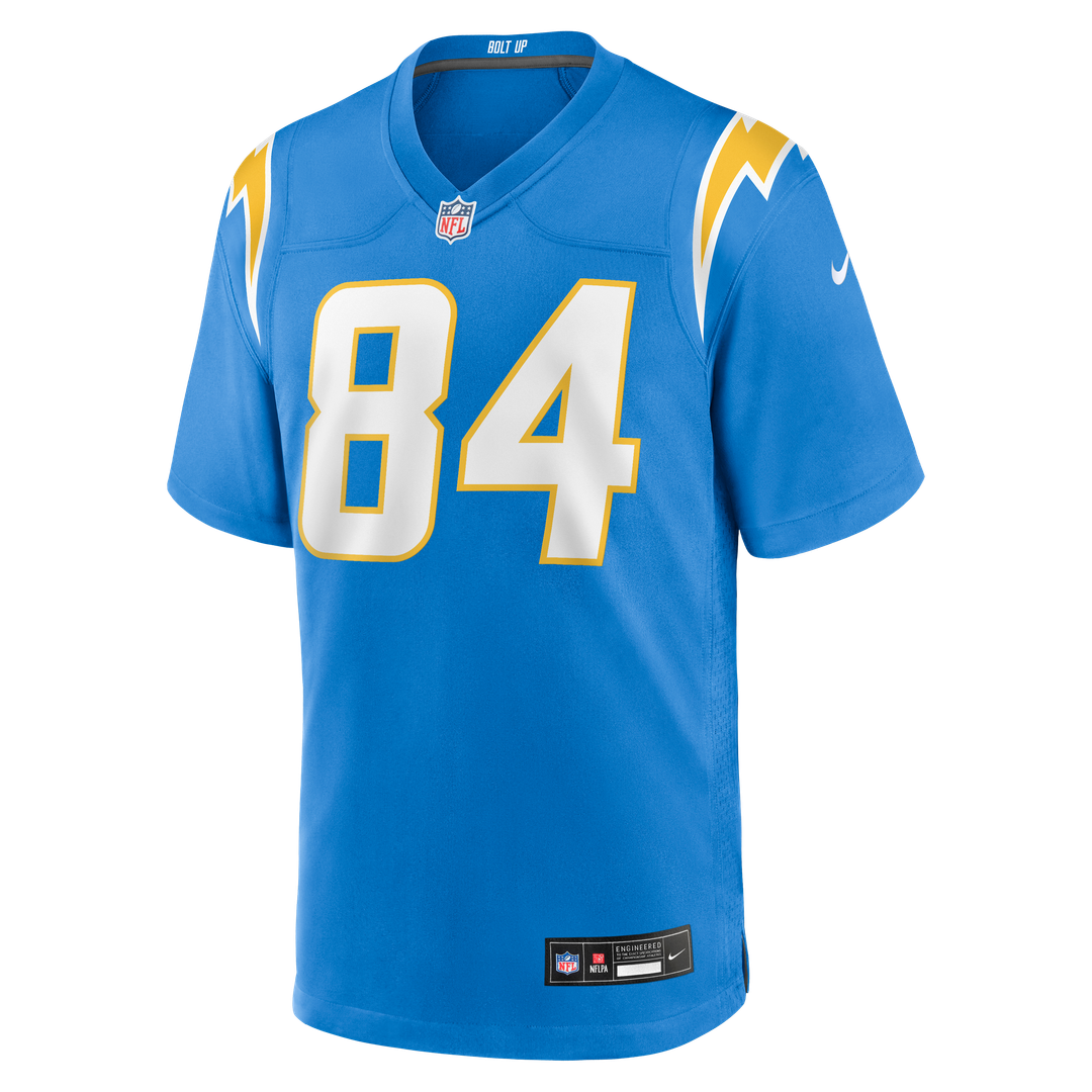 KeAndre Lambert-Smith Los Angeles Chargers Nike Team Game Jersey -  Powder Blue