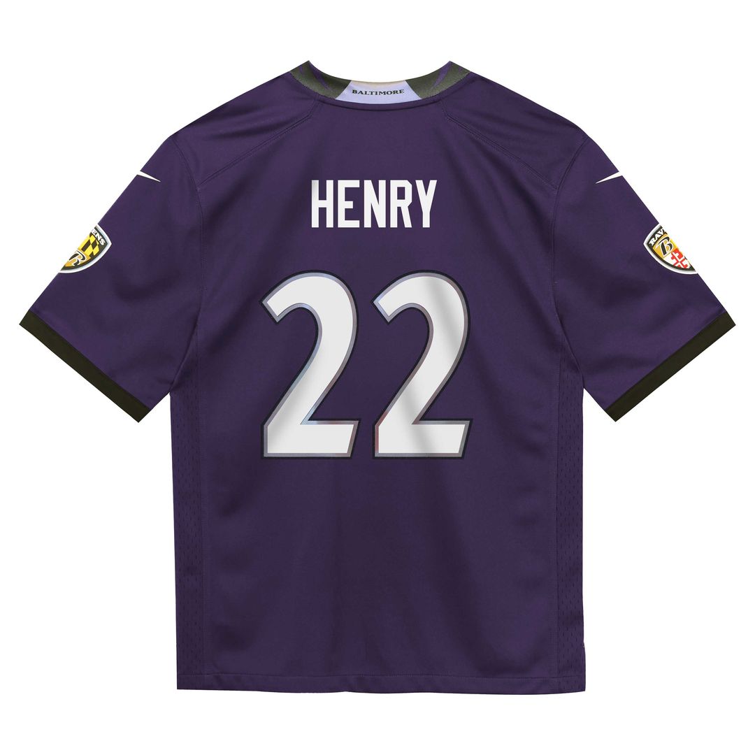 Derrick Henry Baltimore Ravens Nike Toddler Team Game Jersey - Purple