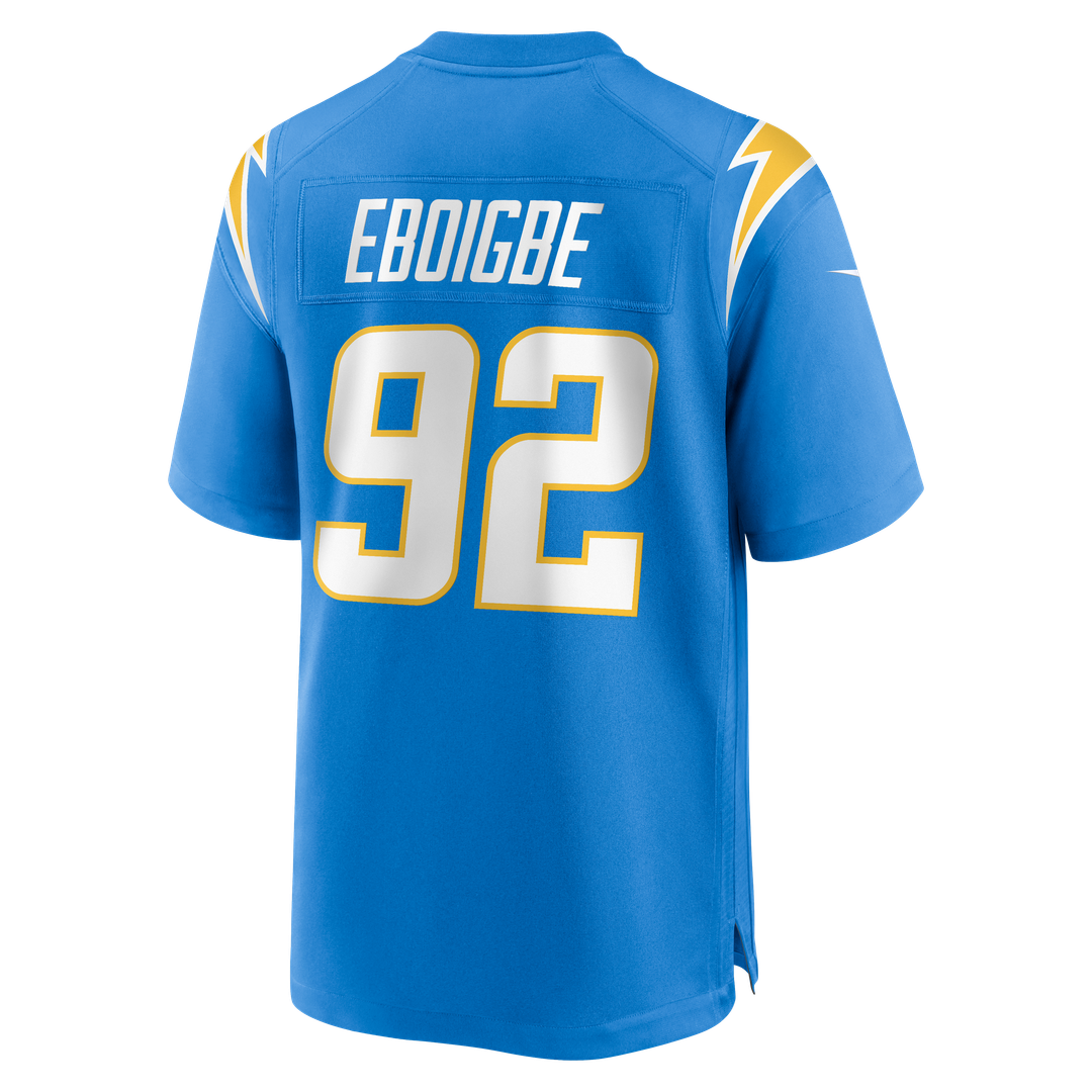 Justin Eboigbe Los Angeles Chargers Nike Team Game Jersey -  Powder Blue