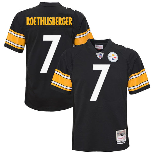 Ben Roethlisberger Pittsburgh Steelers Mitchell & Ness Youth 2004 Legacy Replica Jersey - Black