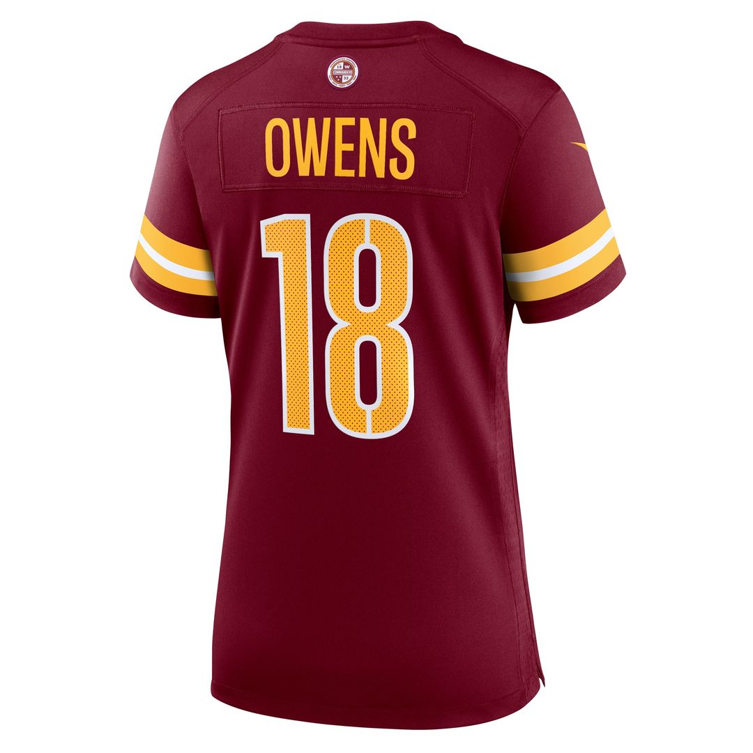Tyler Owens Washington Commanders Nike Women's Team Game Jersey -  Burgundy