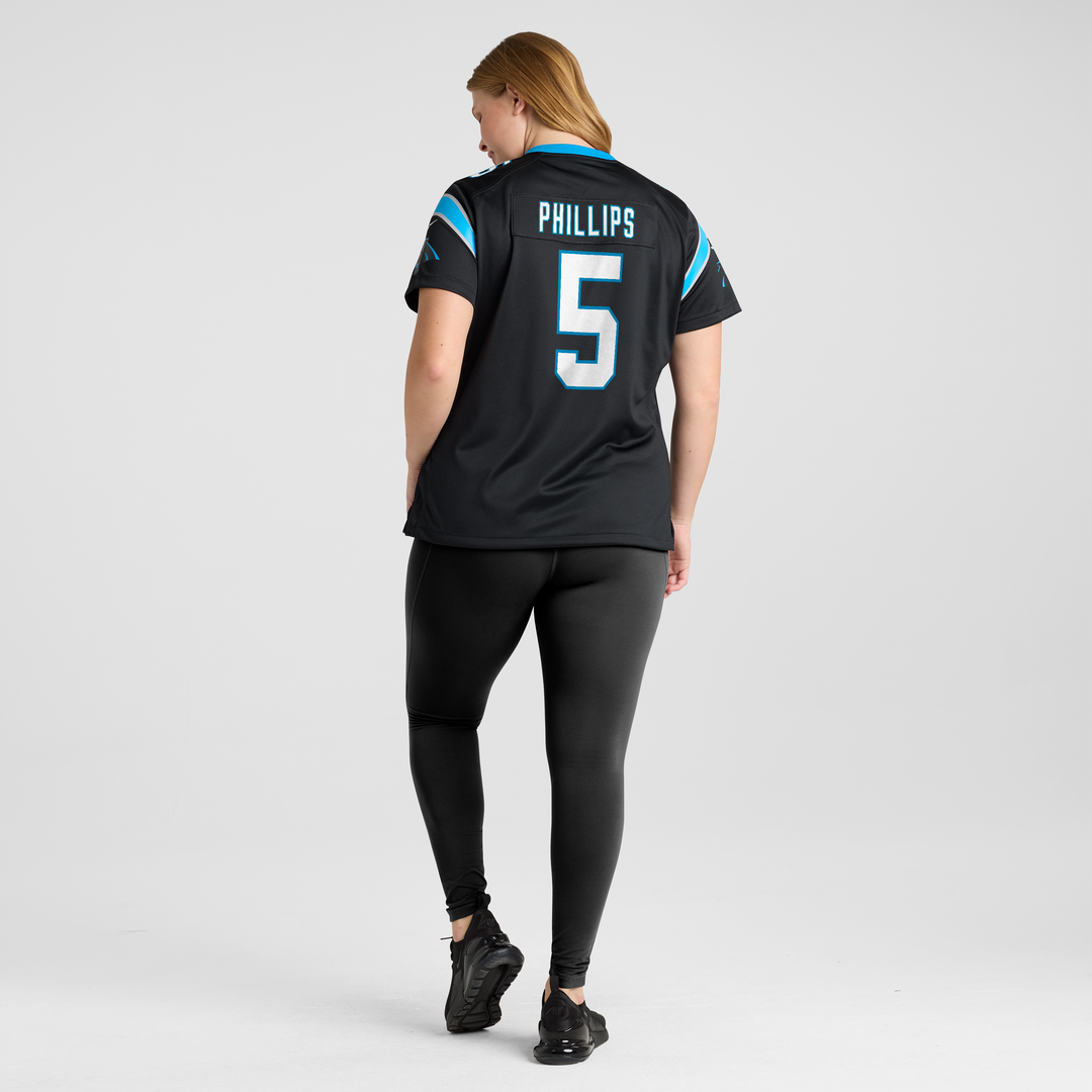 Jaelan Phillips Carolina Panthers Nike Women's Team Game Jersey -  Black