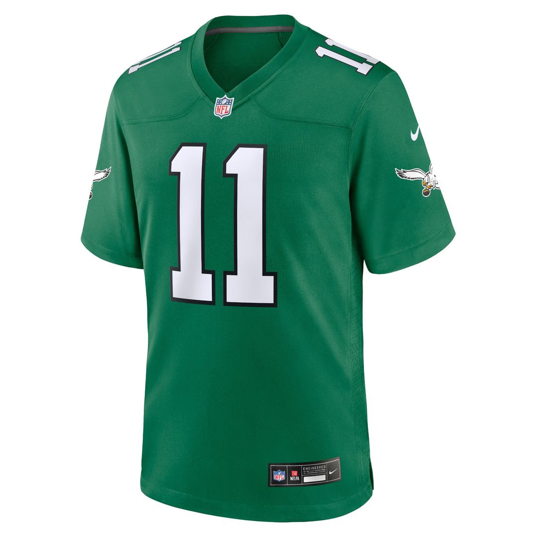 A.J. Brown Philadelphia Eagles Nike Youth Team Game Jersey - Midnight Green