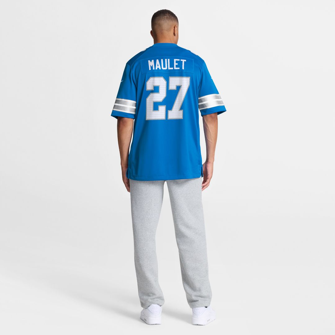 Arthur Maulet Detroit Lions Nike Team Game Jersey -  Blue