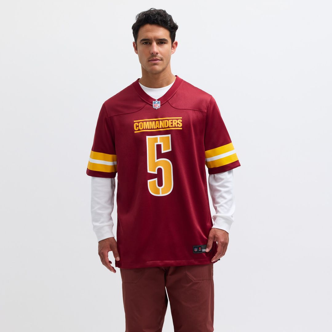 Jayden Daniels Washington Commanders Nike Alternate Game Player Jersey - Black
