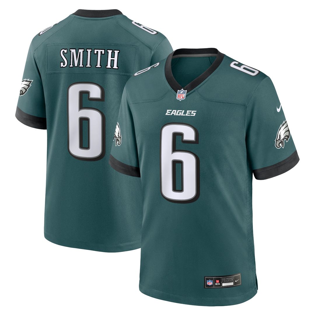 DeVonta Smith Philadelphia Eagles Nike Player Game Jersey - Midnight Green
