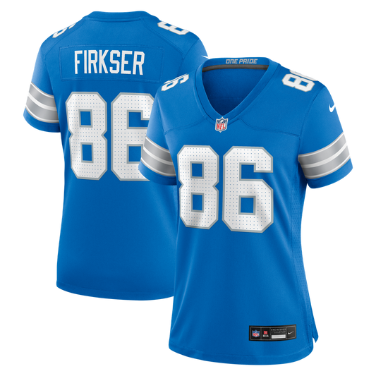 Anthony Firkser Detroit Lions Nike Women's Team Game Jersey -  Blue