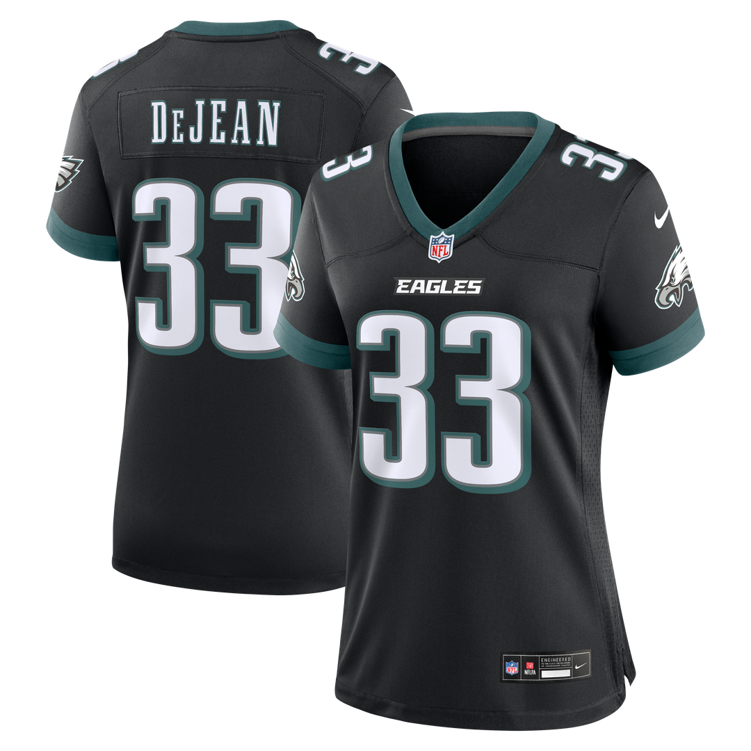 Cooper DeJean Philadelphia Eagles Nike Women's Alternate Game Jersey -  Black