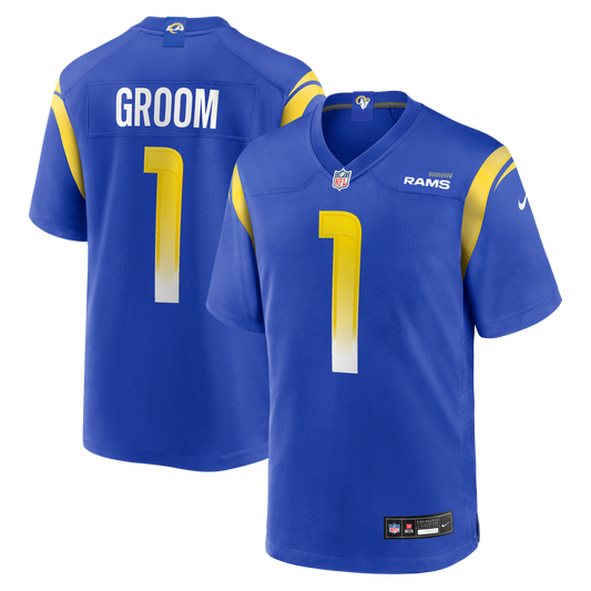 Number 1 Groom Los Angeles Rams Nike Game Jersey - Royal