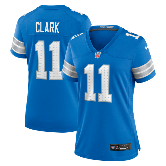 Damone Clark Detroit Lions Nike Women's Team Game Jersey -  Blue