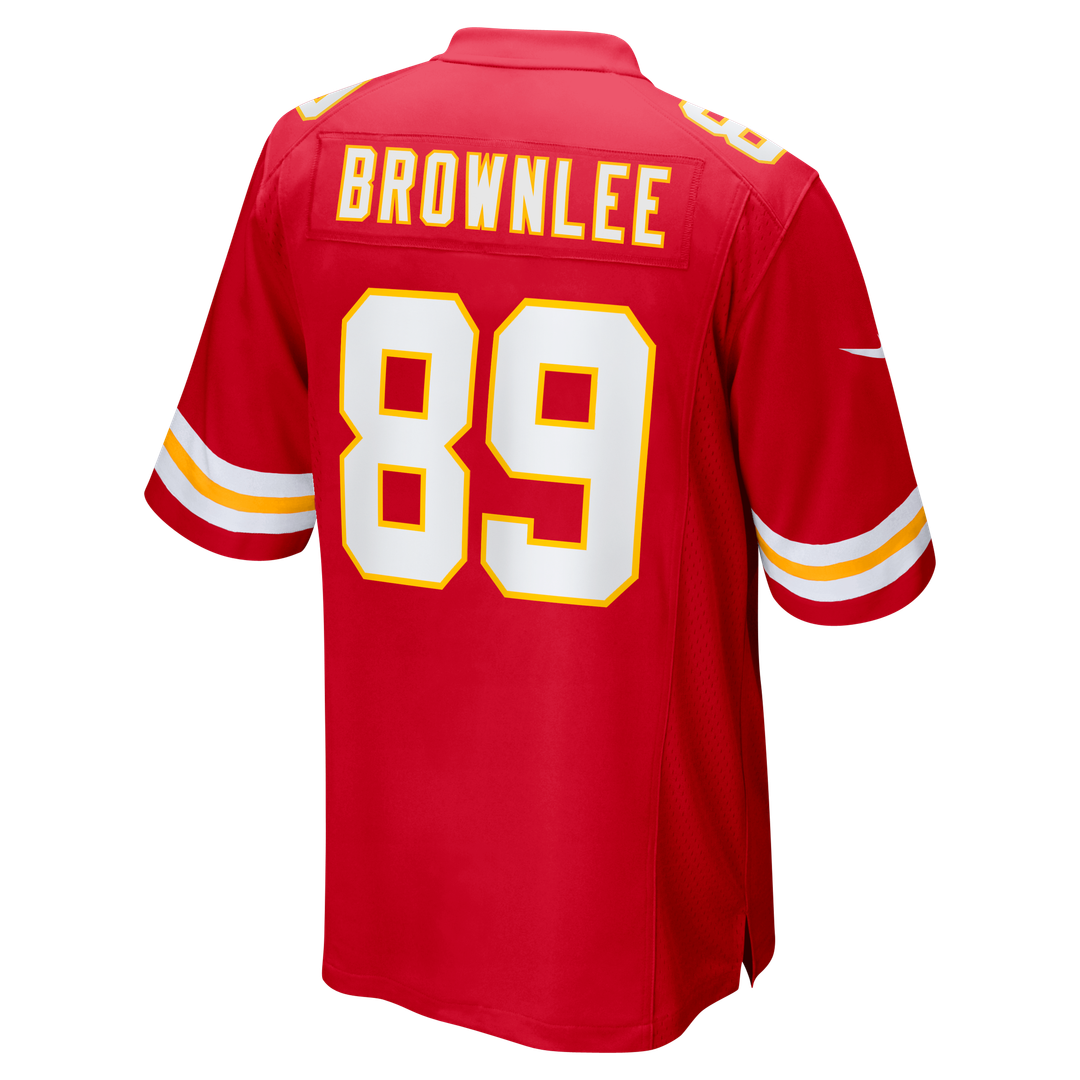 Jason Brownlee Kansas City Chiefs Nike Team Game Jersey -  Red