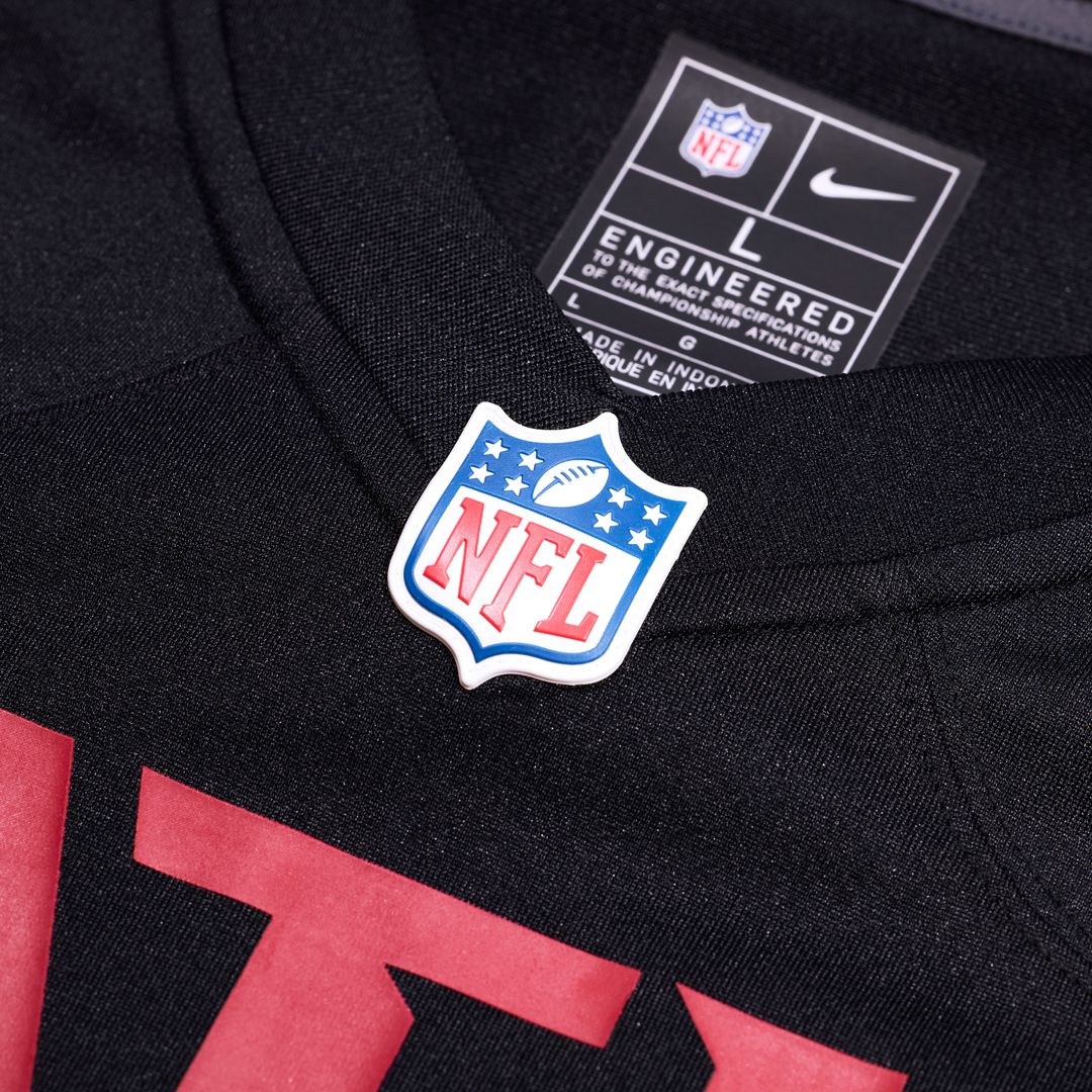 Jack Nelson Atlanta Falcons Nike Team Game Jersey -  Black