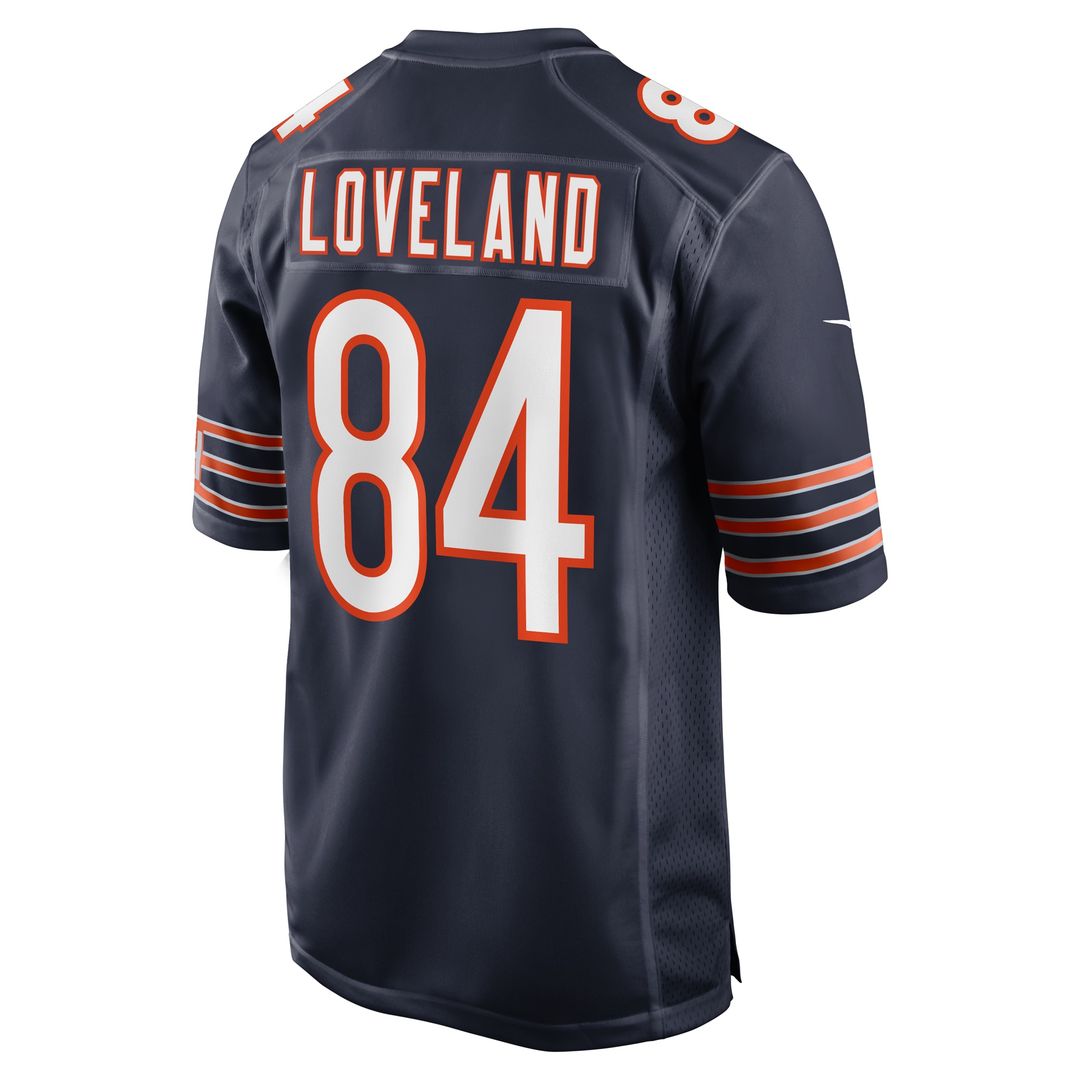 Colston Loveland Chicago Bears Nike Team Game Jersey - Navy