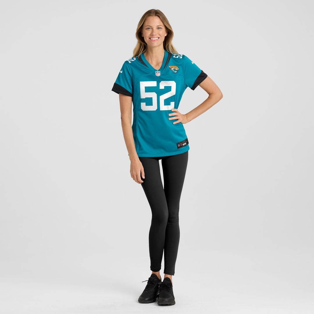 DaVon Hamilton Jacksonville Jaguars Nike Women's Game Jersey - Black