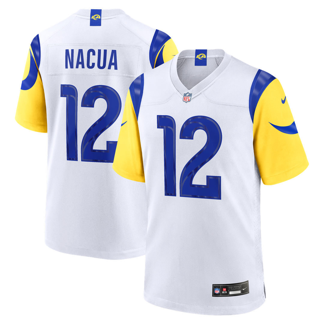 Puka Nacua Los Angeles Rams Nike White Game Player Jersey - White