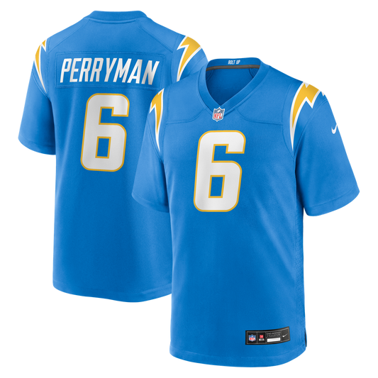 Denzel Perryman Los Angeles Chargers Nike Team Game Jersey -  Powder Blue