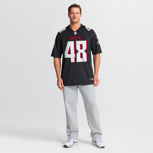 Bralen Trice Atlanta Falcons Nike Team Game Jersey -  Black