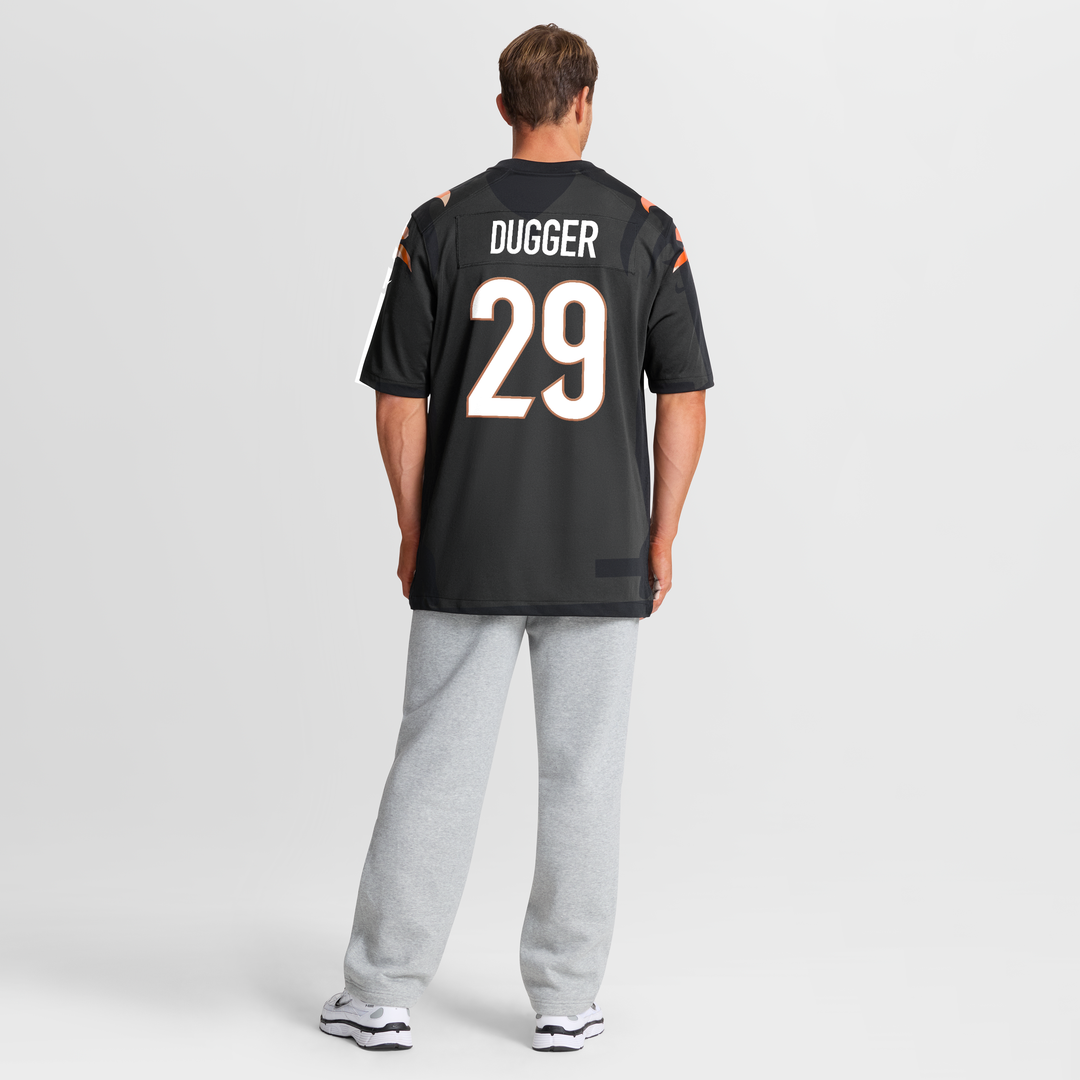 Kyle Dugger Cincinnati Bengals Nike Team Game Jersey -  Black